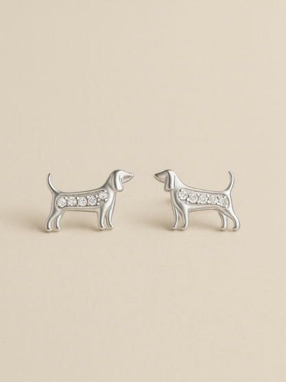 Faithful Pup Stud Earrings VIP