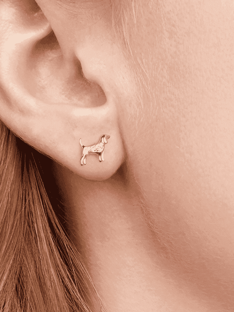 Faithful Pup Stud Earrings