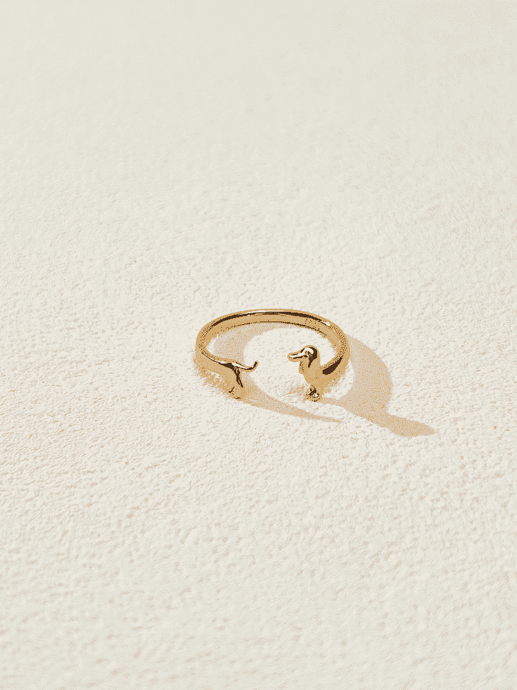 Dachshund Hug Ring