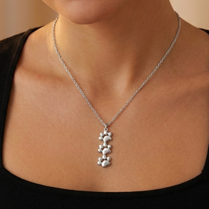Free Triple Stack Paw Necklace