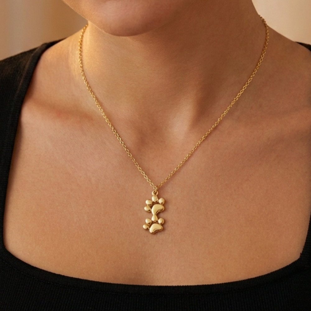Free Double Stack Paw Necklace