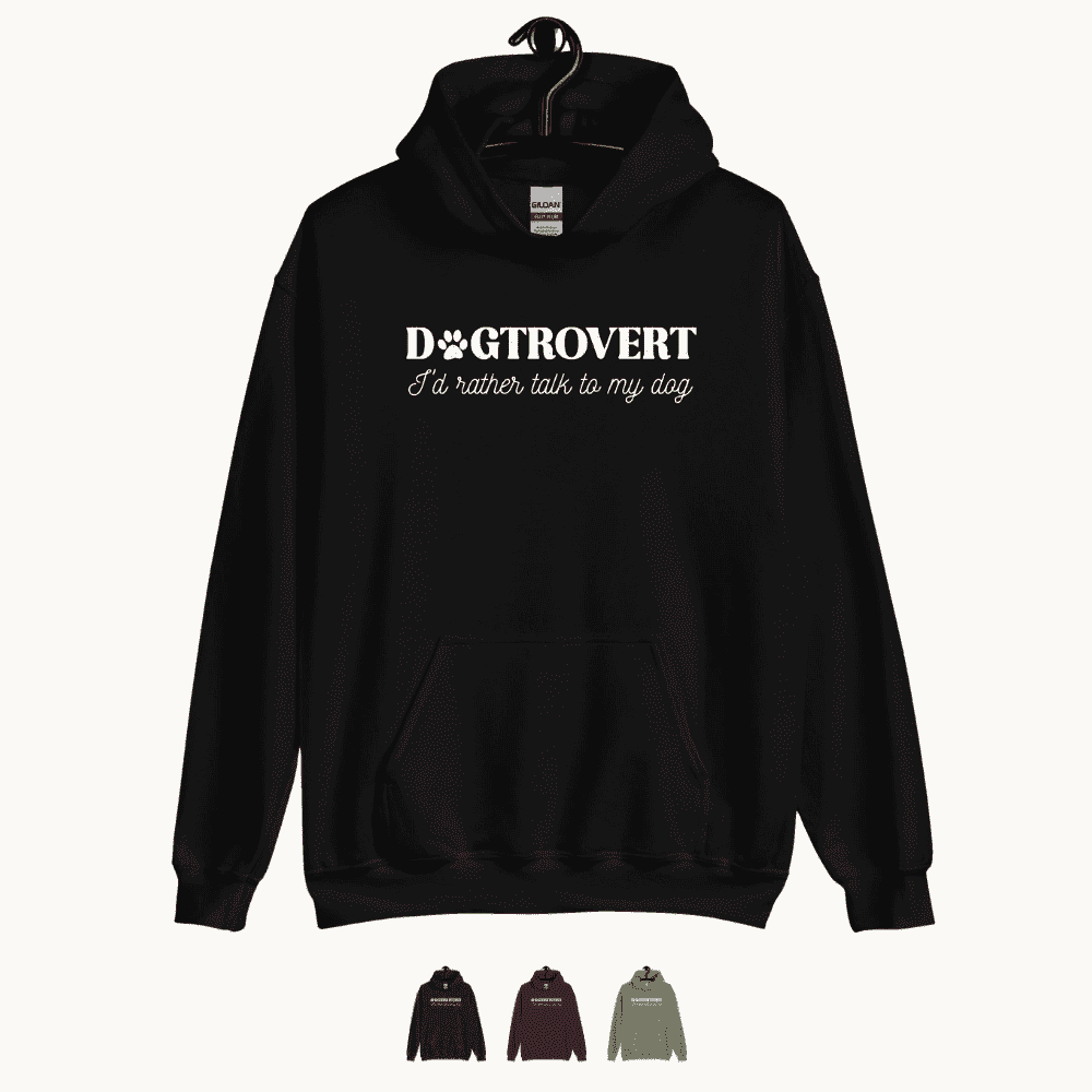 Dogtrovert I'd Rather Talk to My Dog Unisex Hoodie