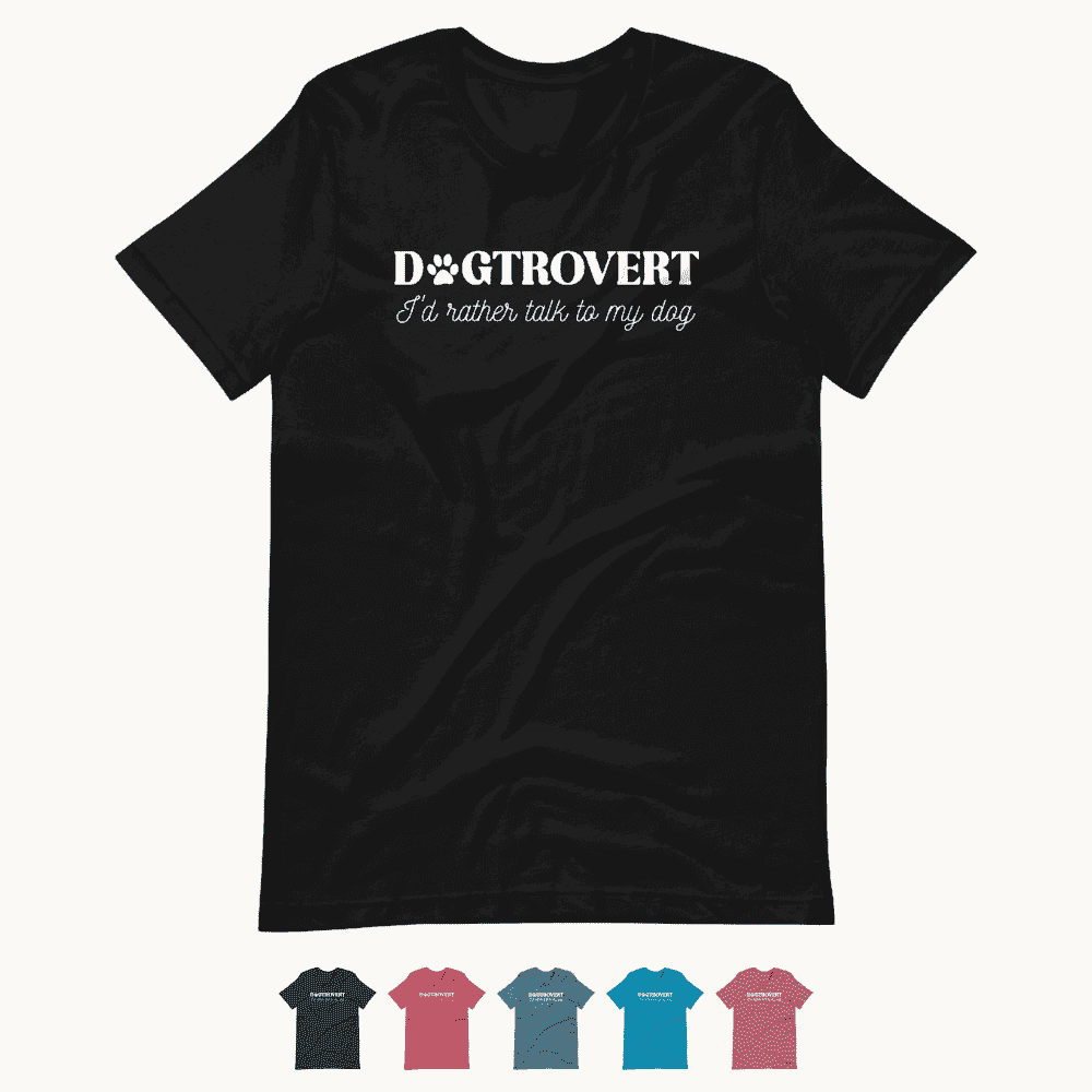 Dogtrovert I'd Rather Talk to My Dog T-Shirt