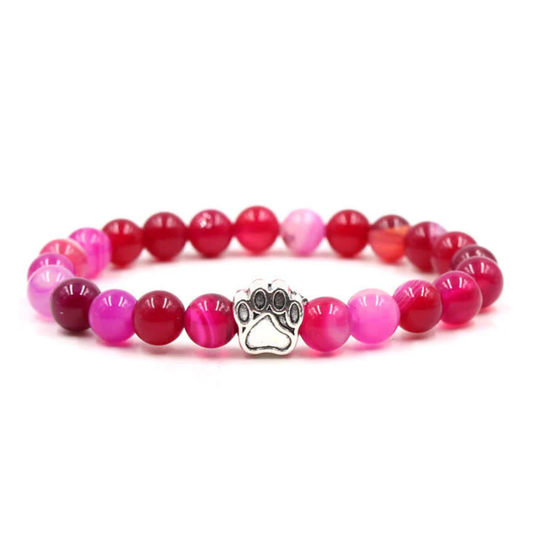 Cat Free Pink Heart Paw Bracelet