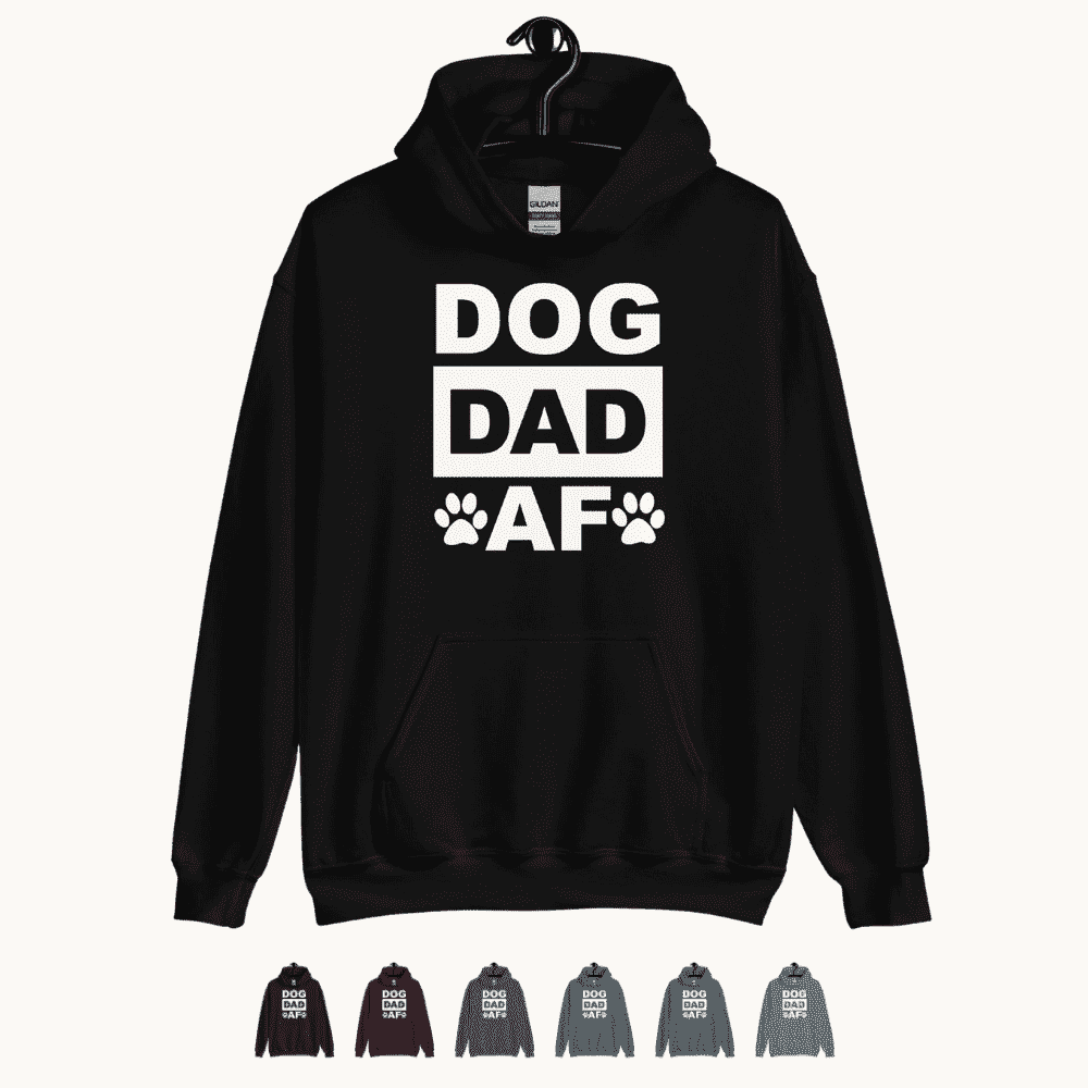Dog Dad AF Unisex Hoodie