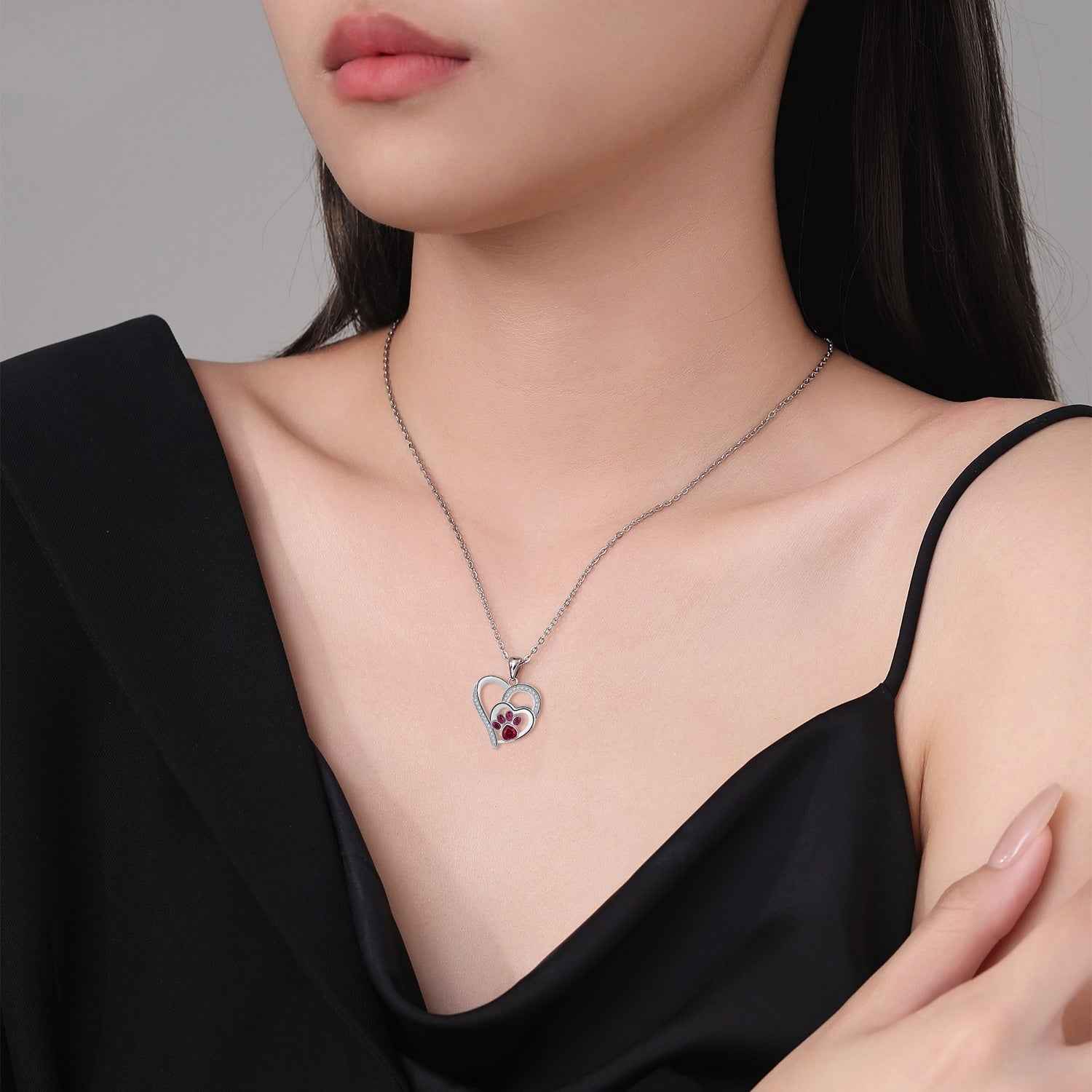 Cute Paw Print Necklace VIP