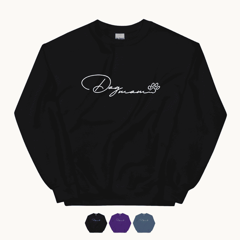 Dog Mom Paw Print Unisex Sweatshirt