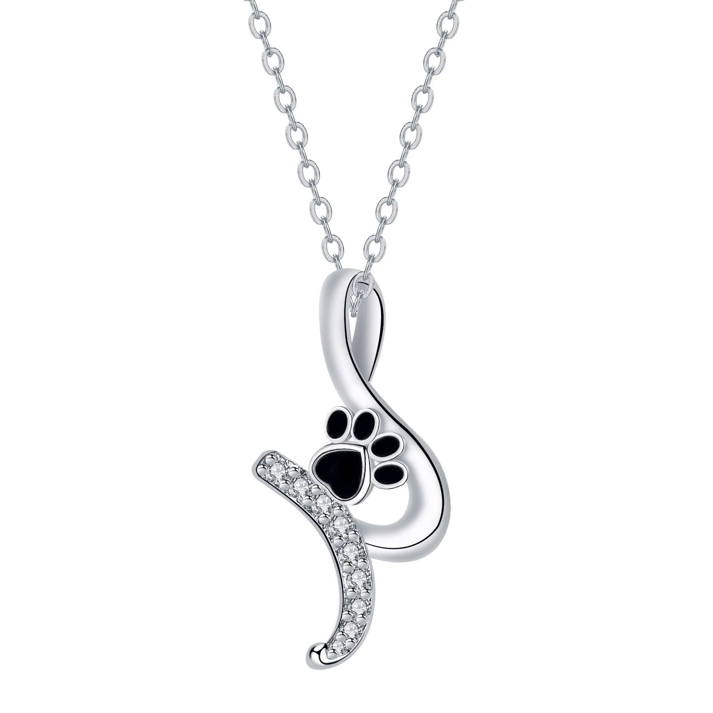 Cute Paw Print Pendant Necklace VIP