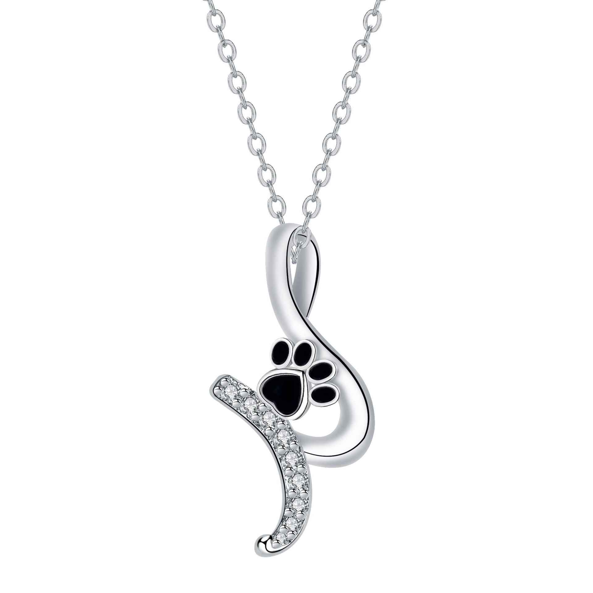 Cute Paw Print Pendant Necklace VIP