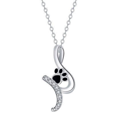 Cute Paw Print Pendant Necklace VIP
