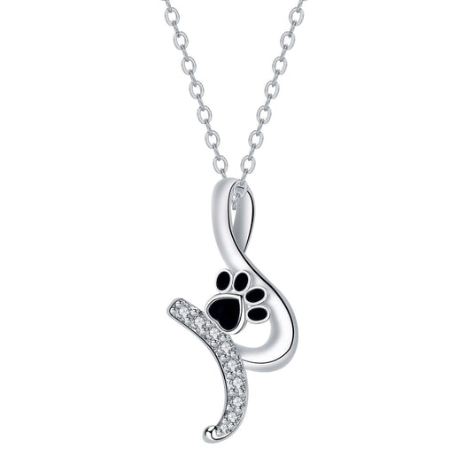 Cute Paw Print Pendant Necklace VIP