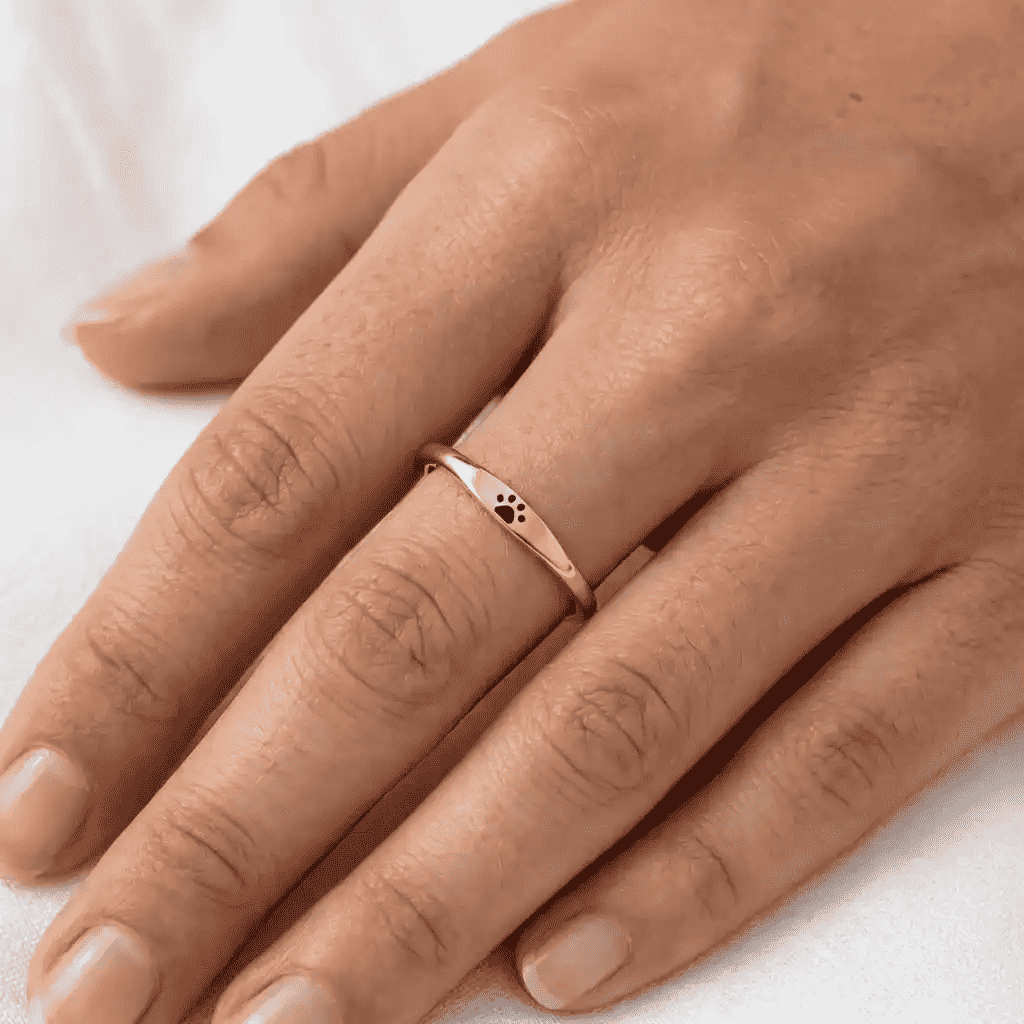 Teeny Tiny Paw Ring