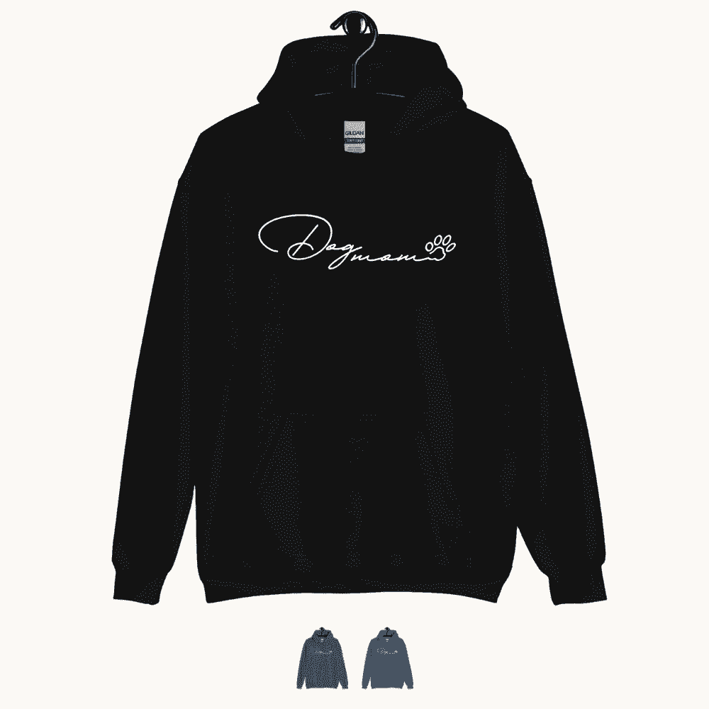 Dog Mom Paw Print Unisex Hoodie