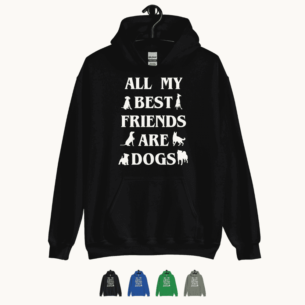 All My Best Friends are Dogs Hoodie