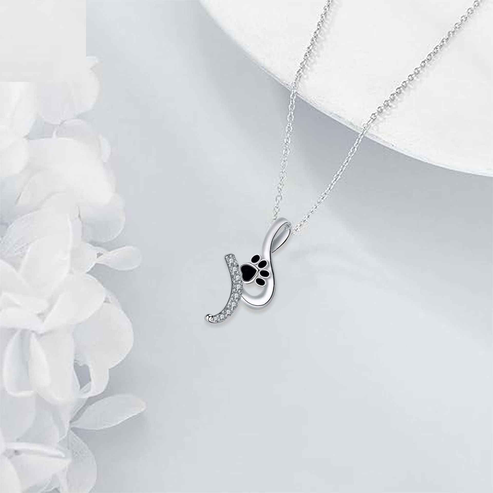 Cute Paw Print Pendant Necklace VIP