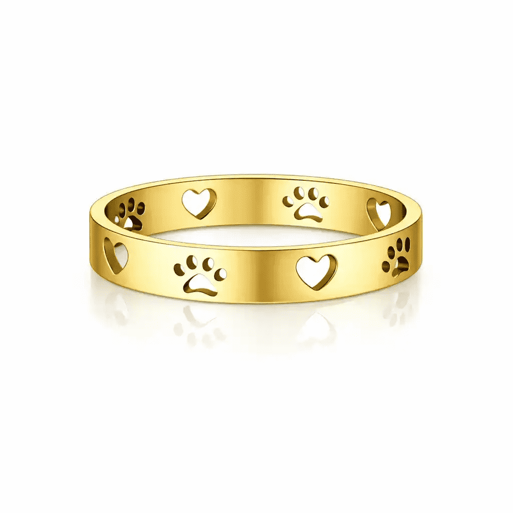 Heart & Paw Ring