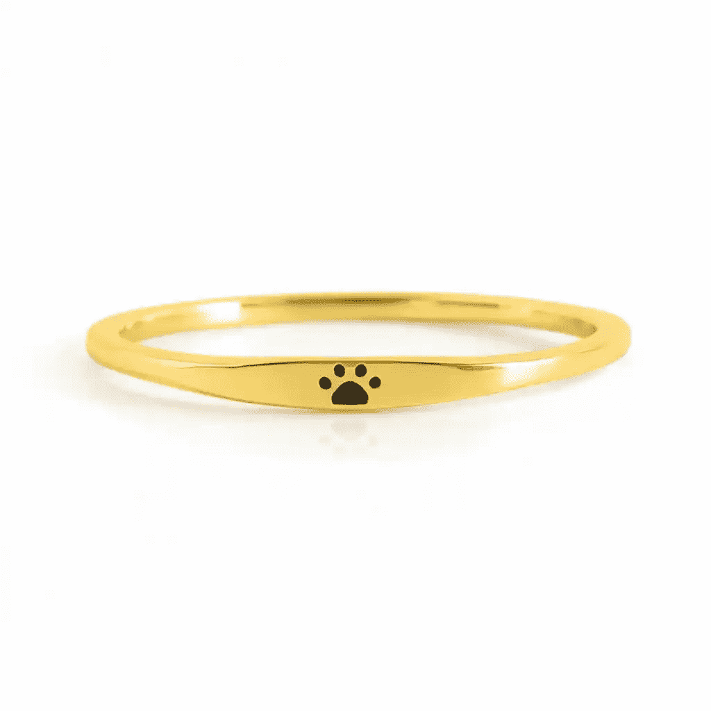 Teeny Tiny Paw Ring
