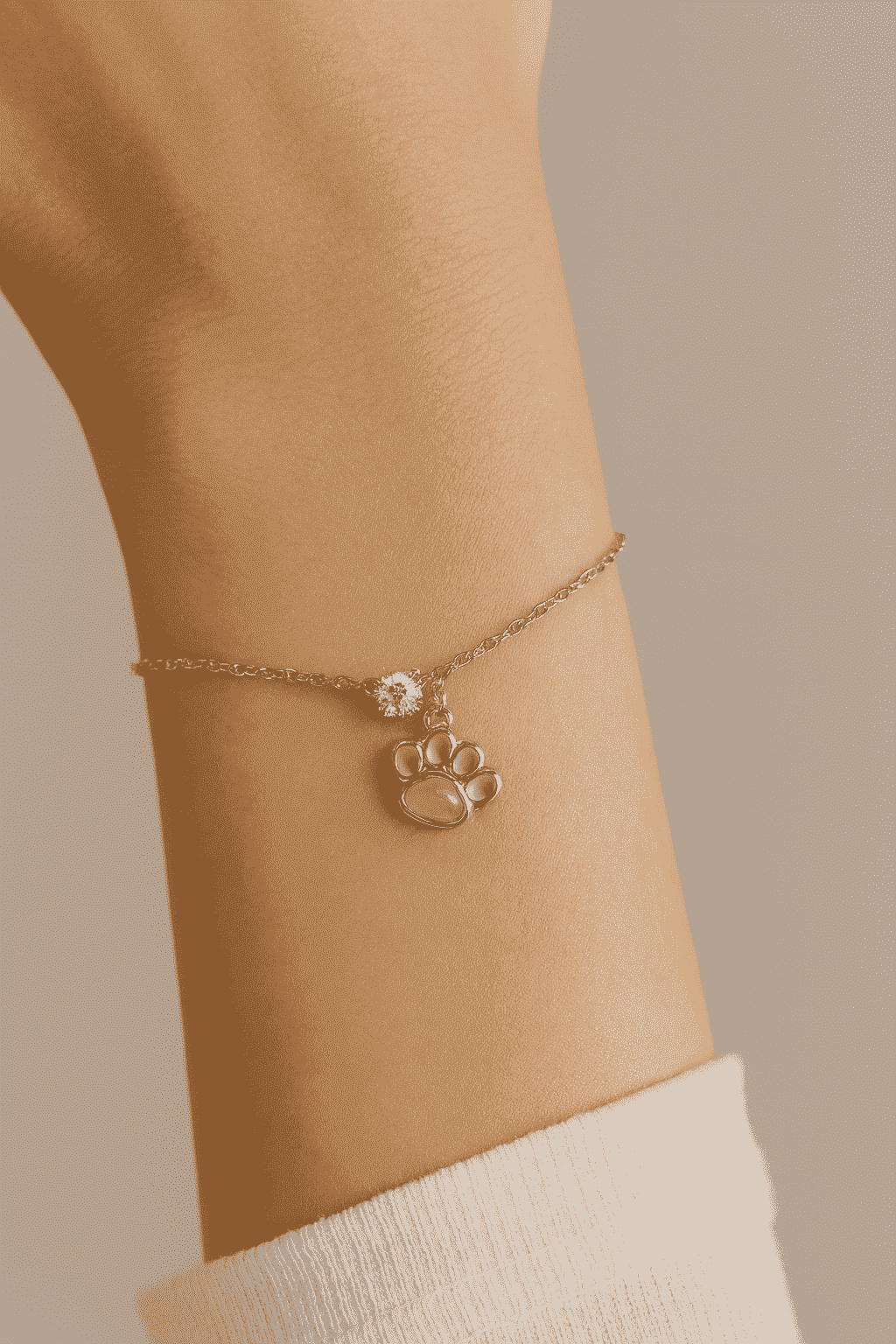 Rosé Paw Bracelet