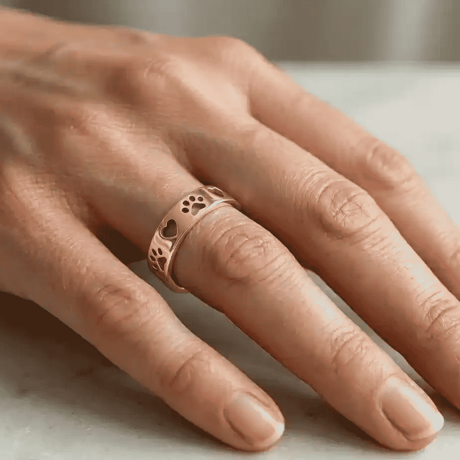 Heart & Paw Ring