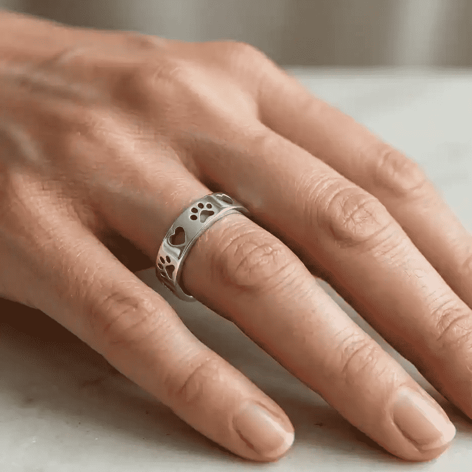 Heart & Paw Ring