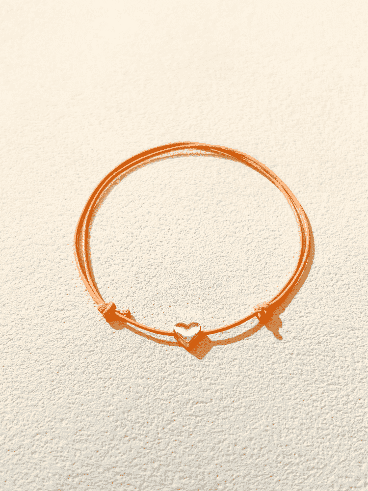 Knot Heart Bracelet