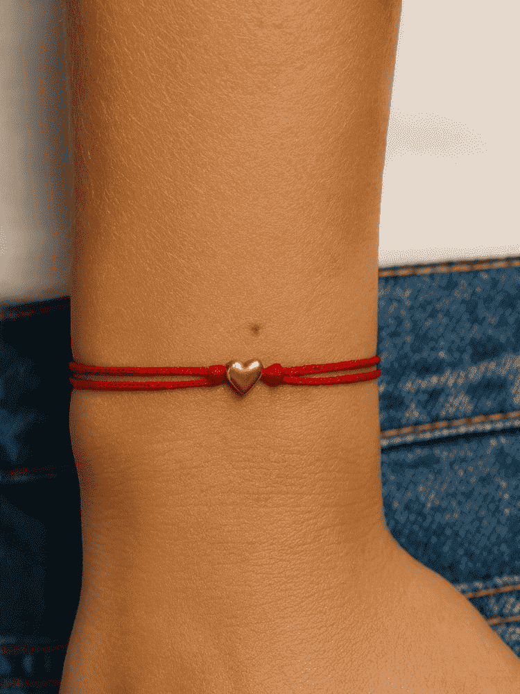 Knot Heart Bracelet