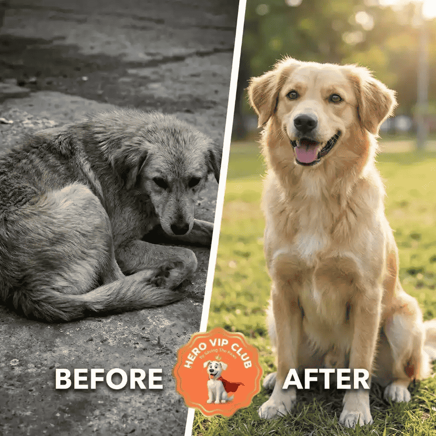 Hero VIP Club - Feed 30 Abandoned Dogs Every Month