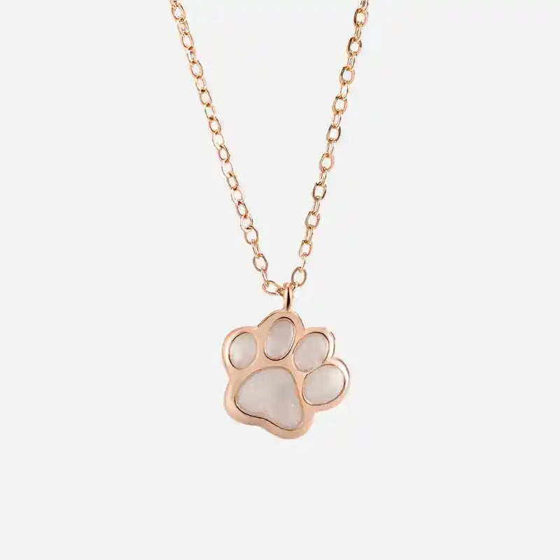 Necklace with Paw Charm