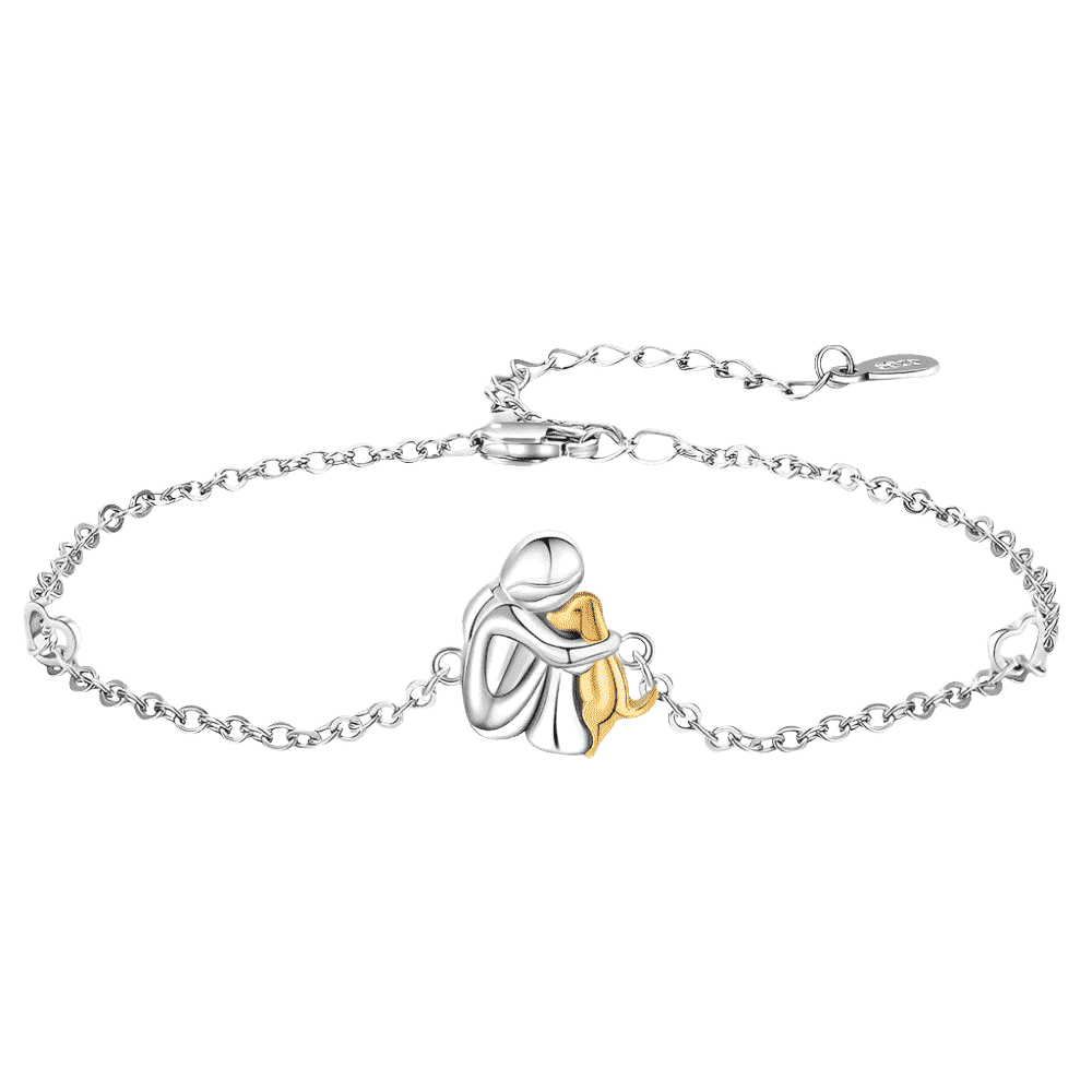 Hugging Dog Bracelet