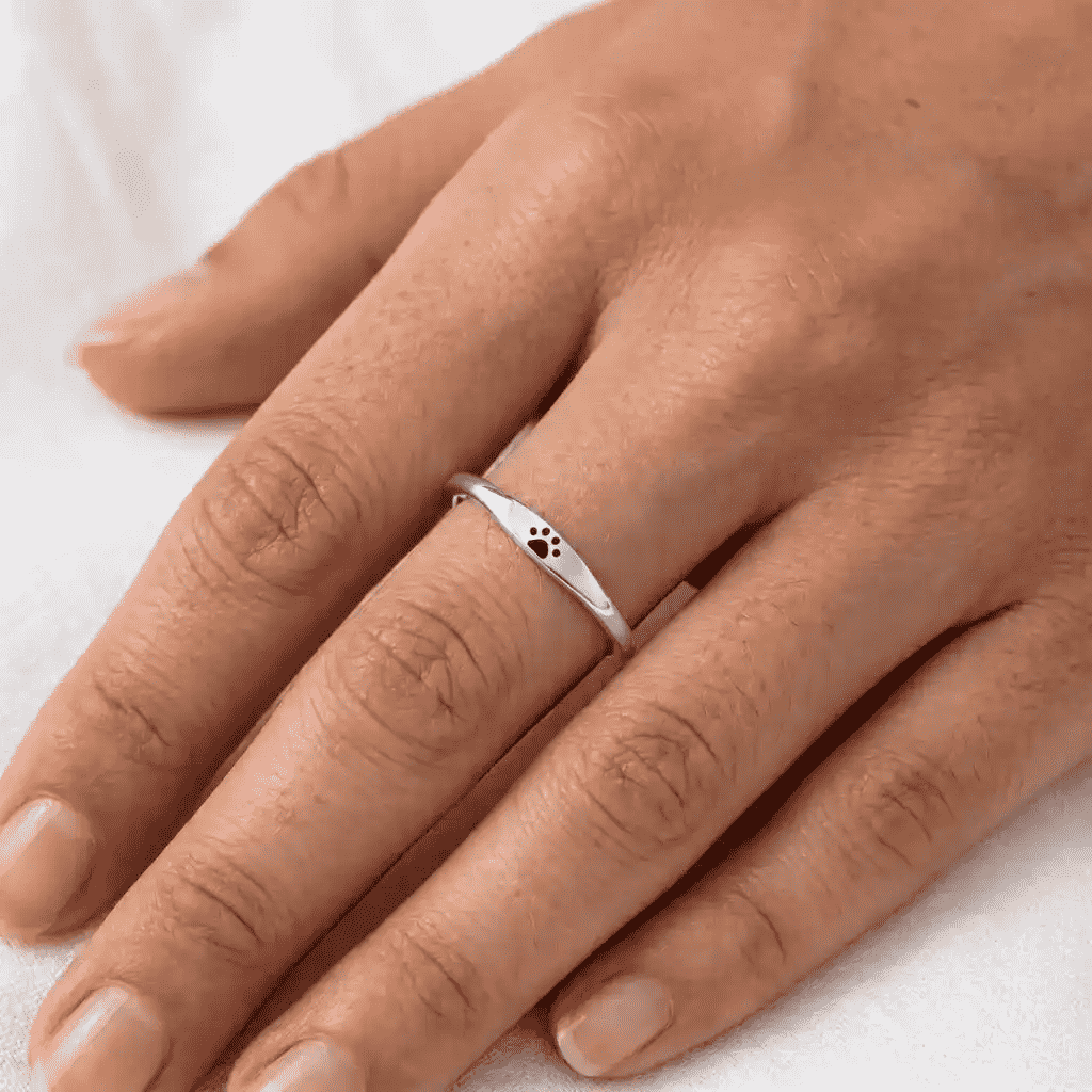 Teeny Tiny Paw Ring