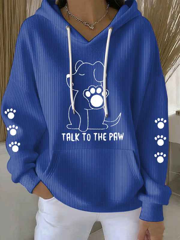 Talk To The Paw Hoodie