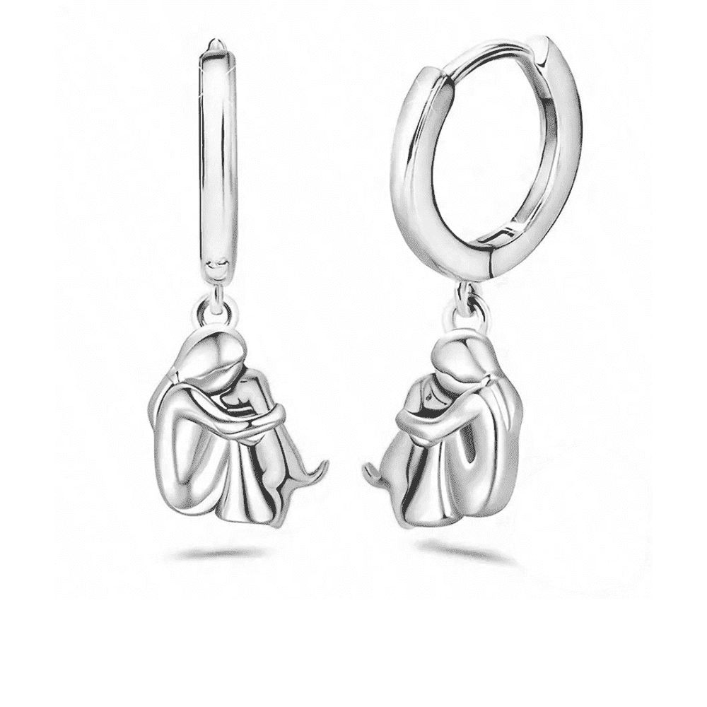 Hug Pendant Necklace with Bonus Earrings – Limited Time Offer