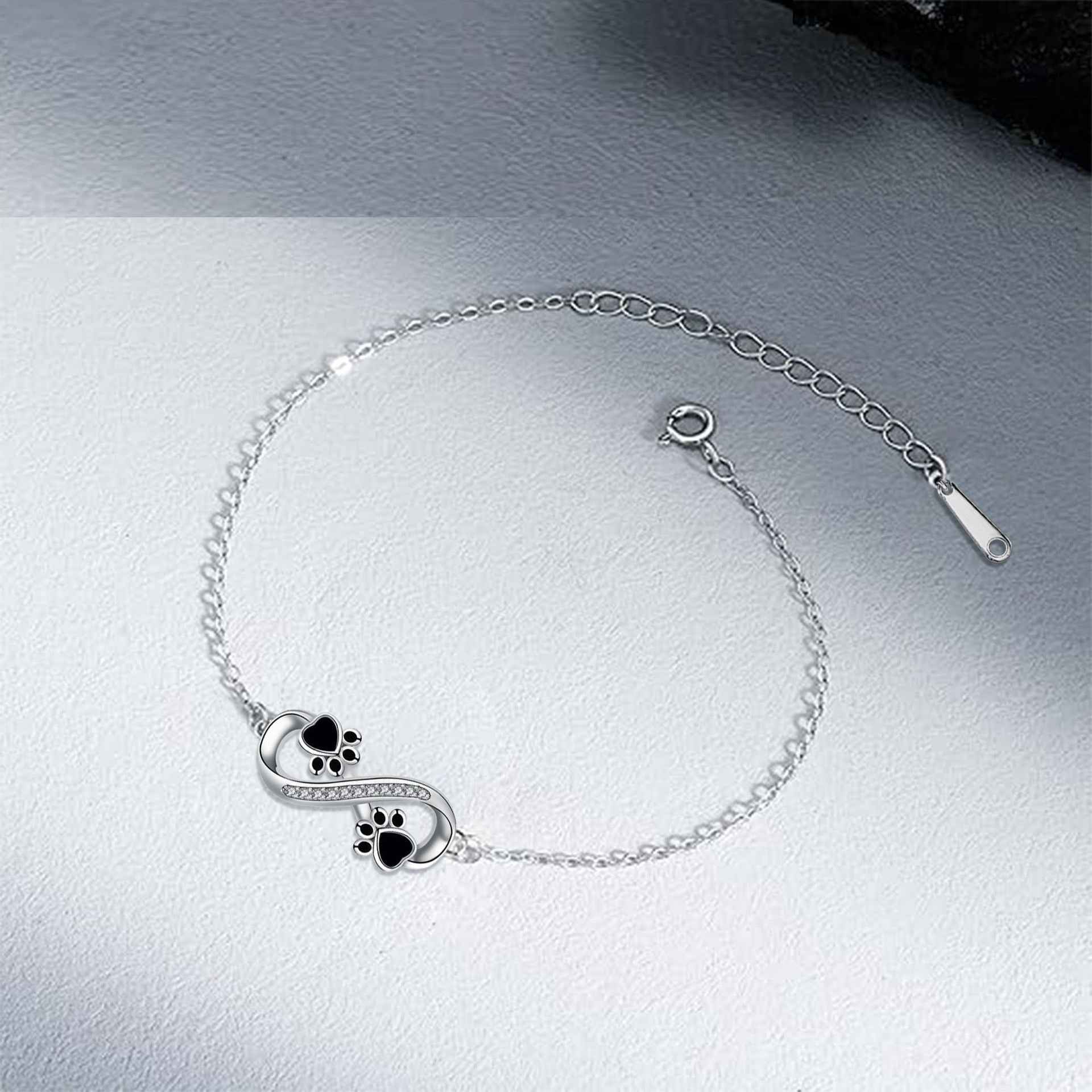 Infinity Paw Bracelet