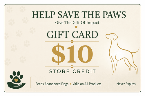 Saving The Paws Gift Card