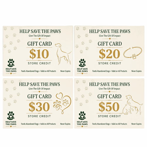 Saving The Paws Gift Card