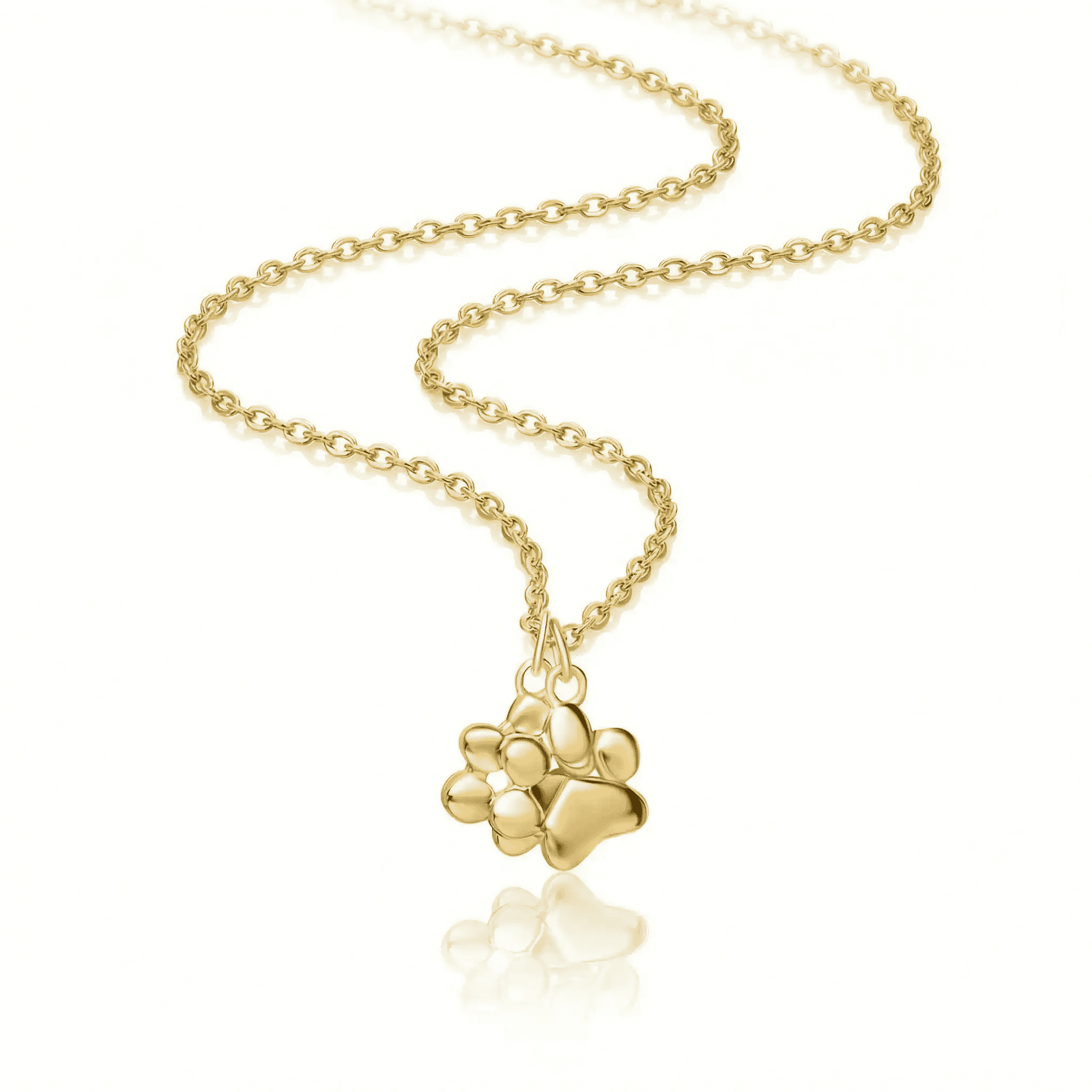 Double Paw Necklace