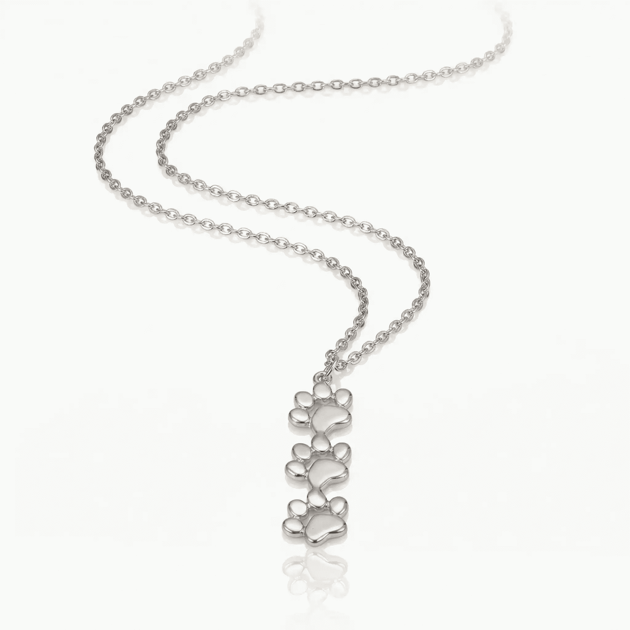 Free Triple Stack Paw Necklace