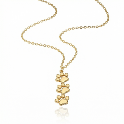 Free Triple Stack Paw Necklace