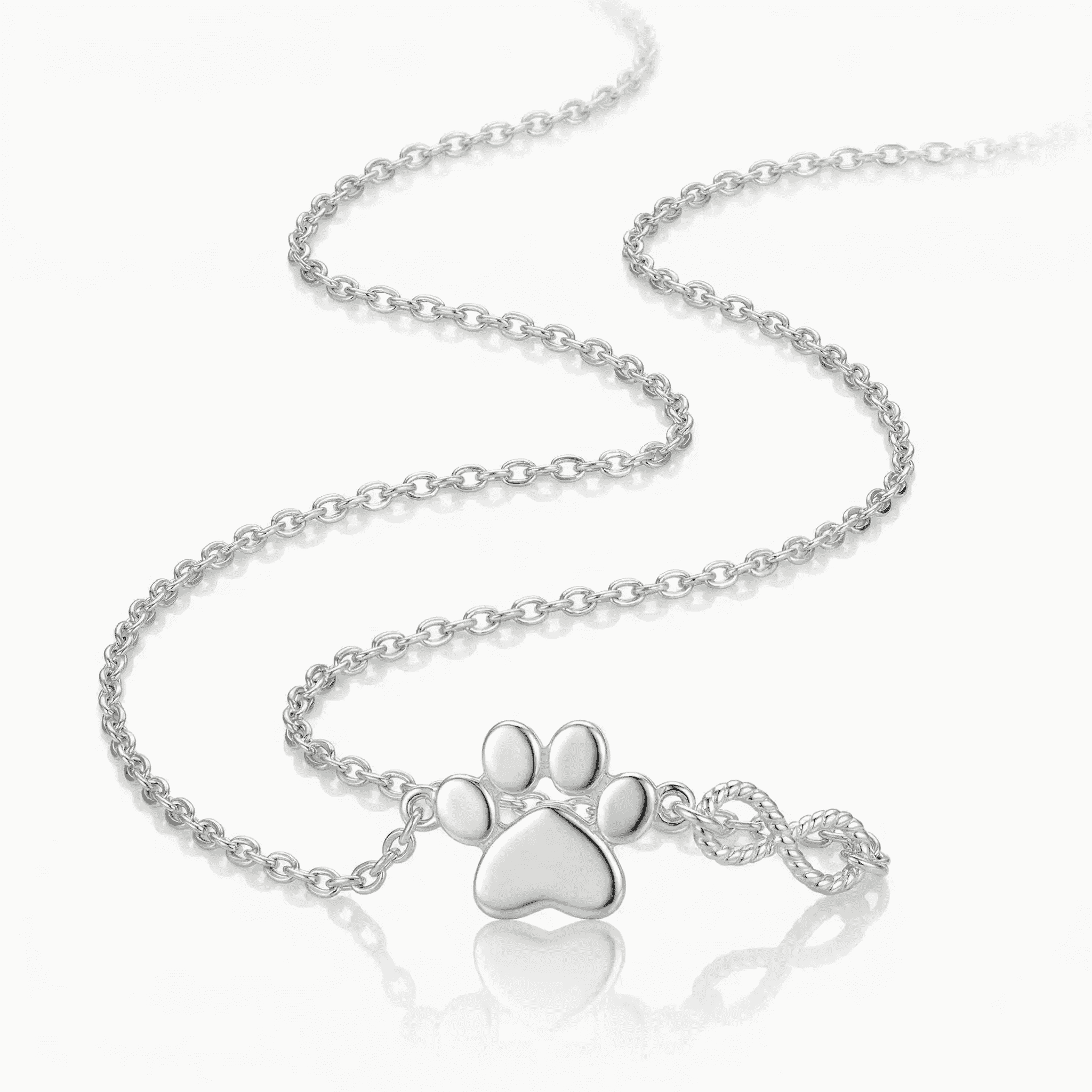 Infinity Paw Necklace