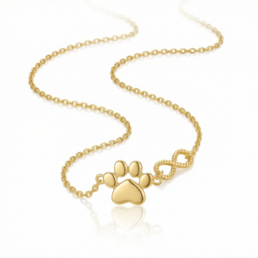 Free Infinity Paw Necklace