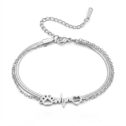 Free Heartbeat Love Bracelet
