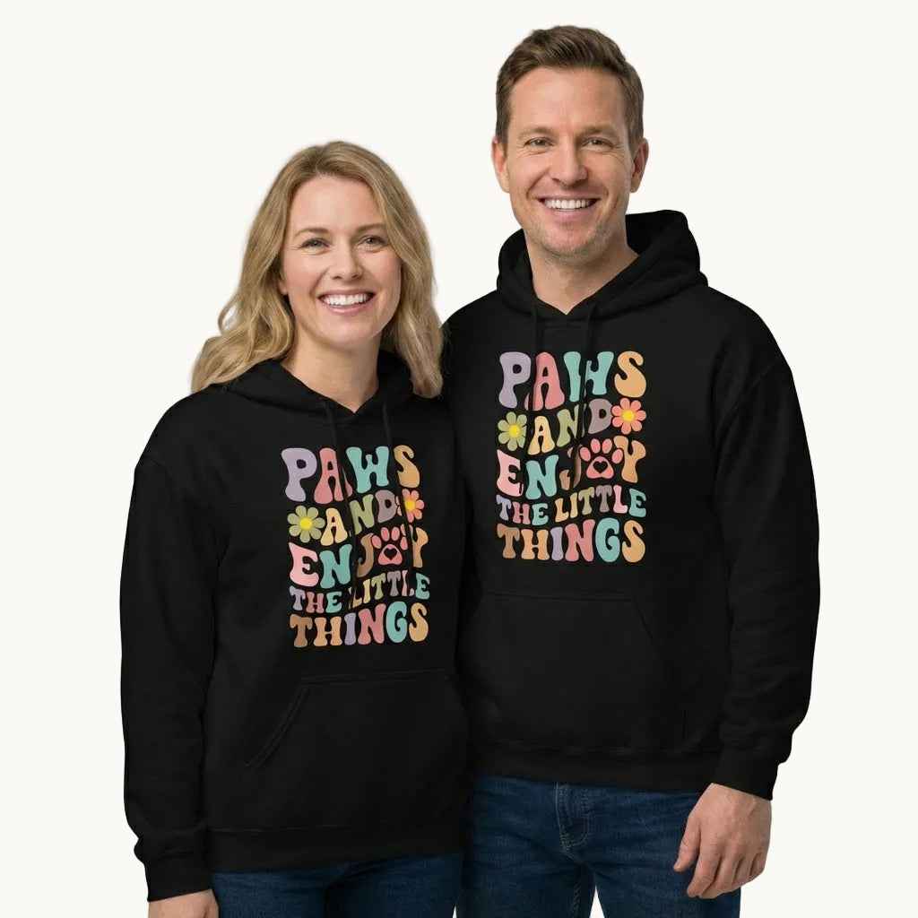 Paws and Enjoy The Little Things Hoodie