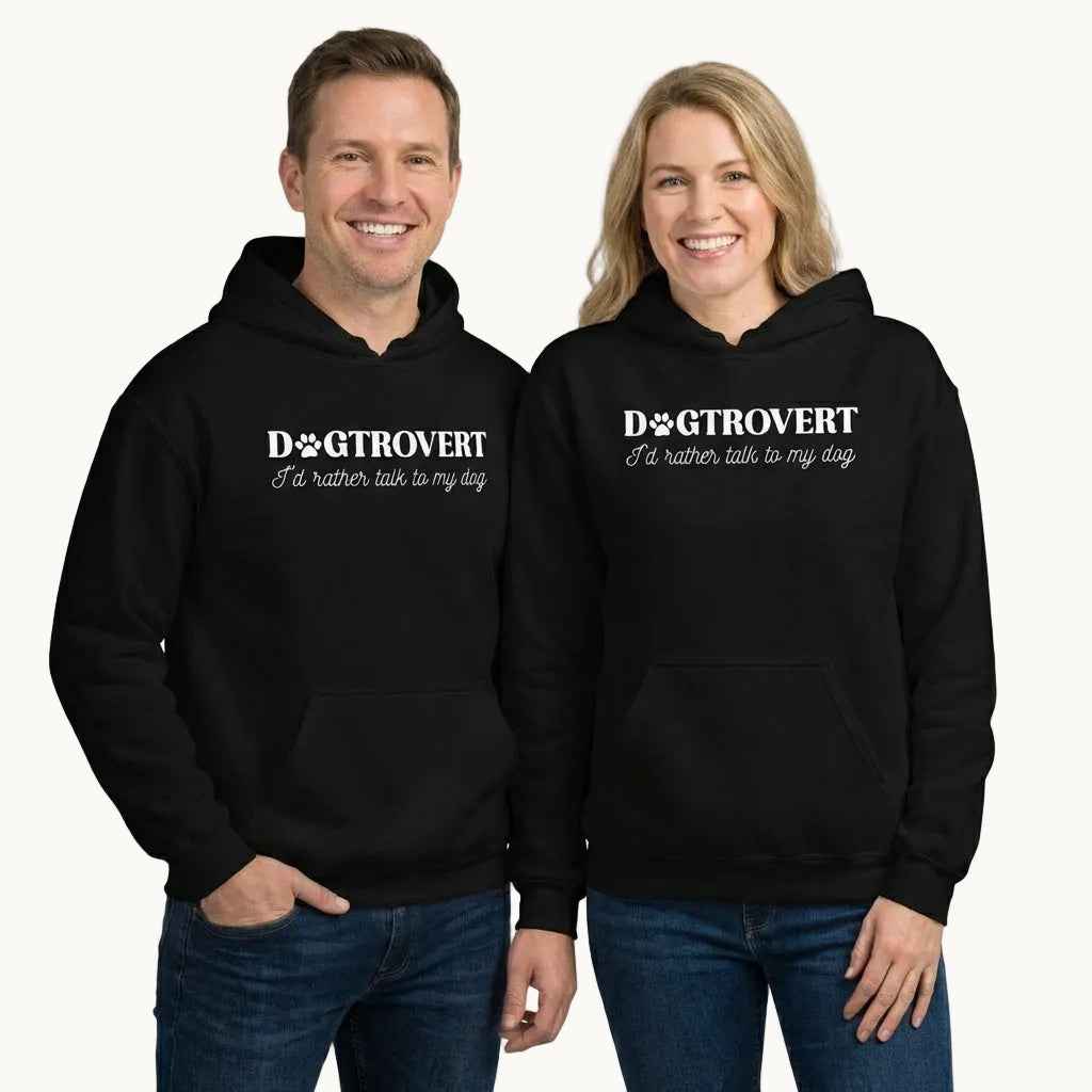 Dogtrovert I'd Rather Talk to My Dog Unisex Hoodie