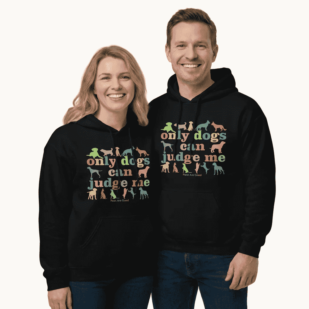 Only Dogs can Judge Me Hoodie