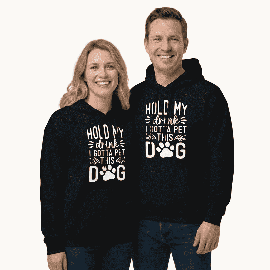 Hold My Drink I Gotta Pet This Dog Hoodie