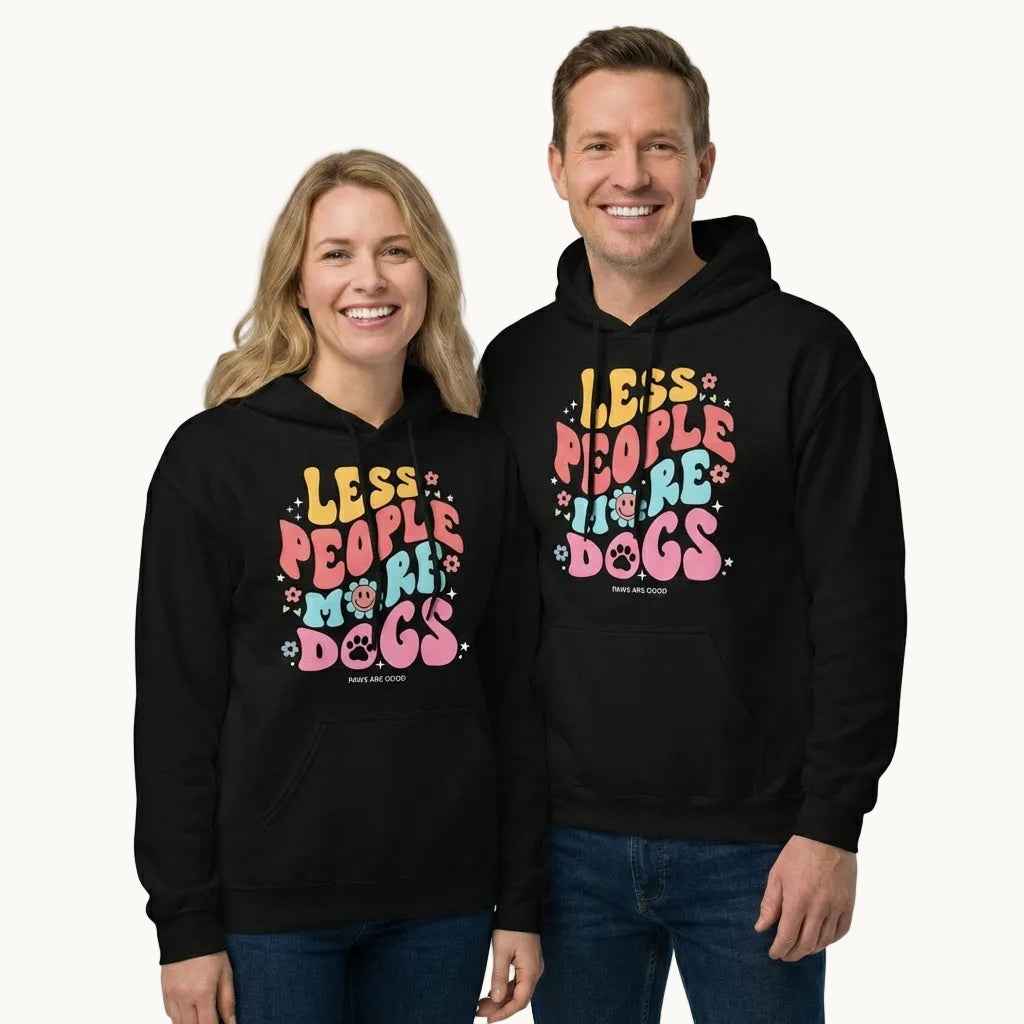 Less People More Dogs Hoodie