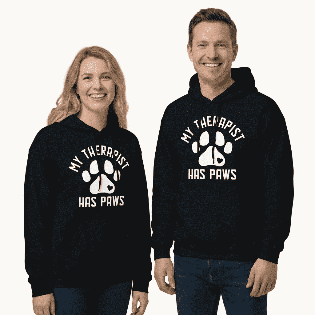 My Therapist Has Paws Hoodie
