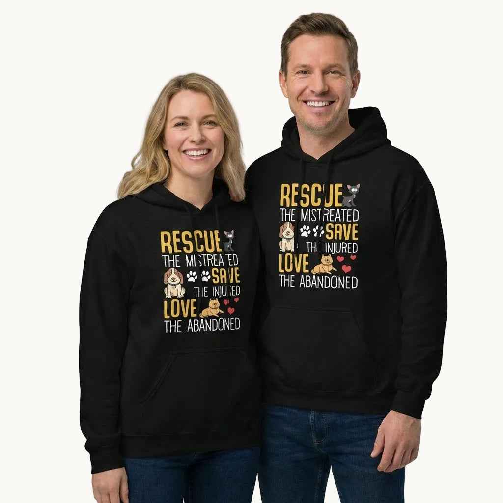 Rescue Save Love Hoodie