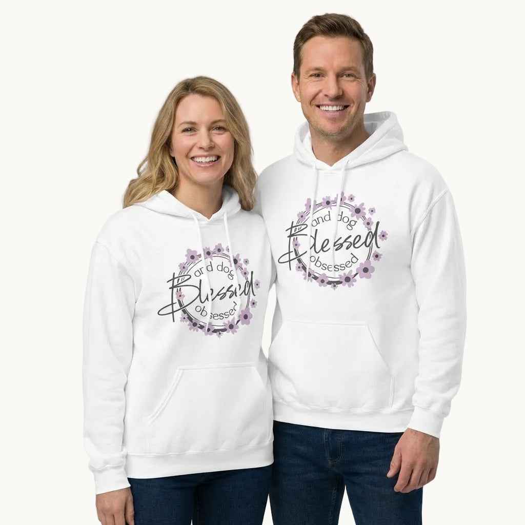 Blessed and Dog Obsessed Unisex Hoodie for Dog Lovers