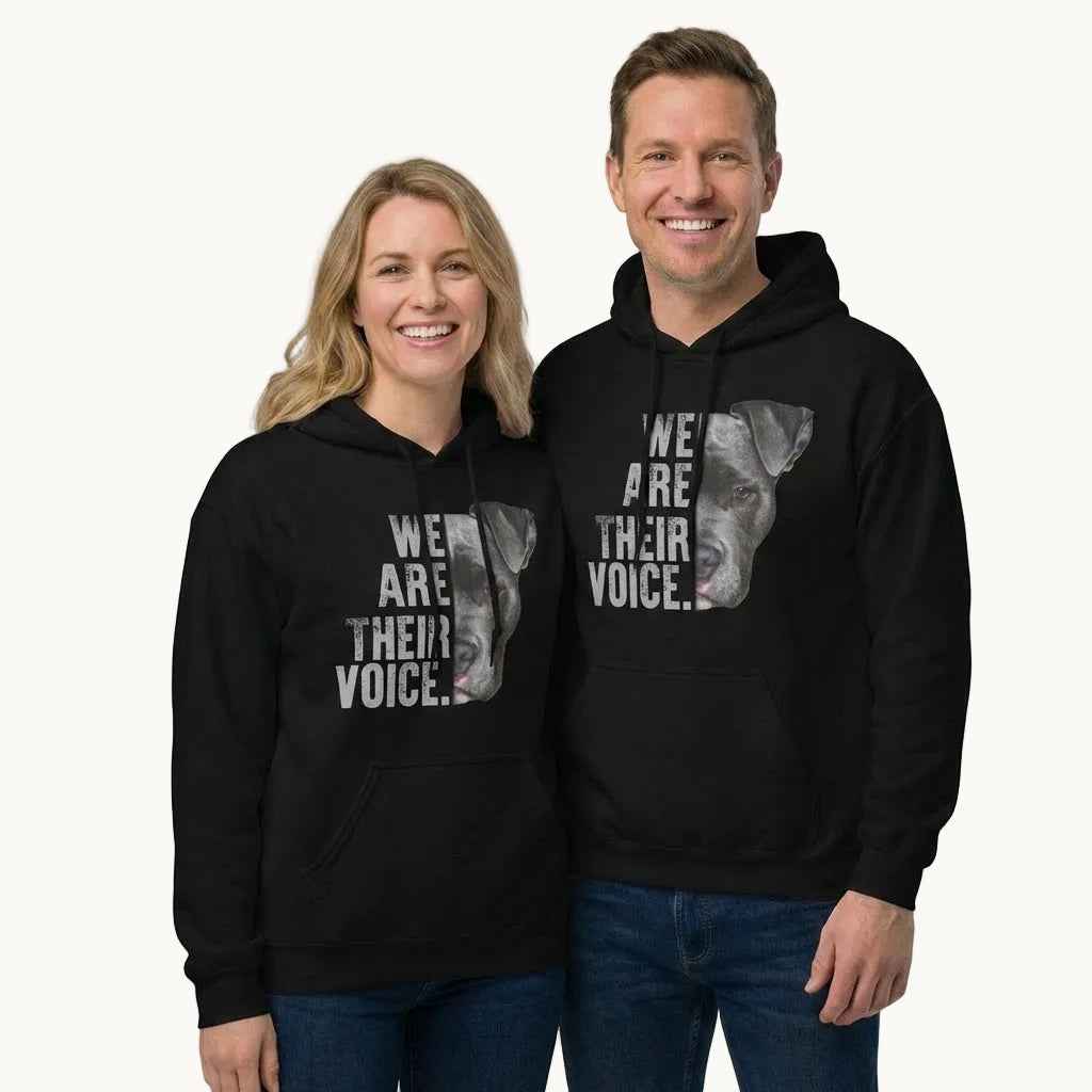 We are Their Voice Dog Rescue Hoodie